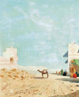 Augustus Osborne Lamplough - The Nile near Aswan