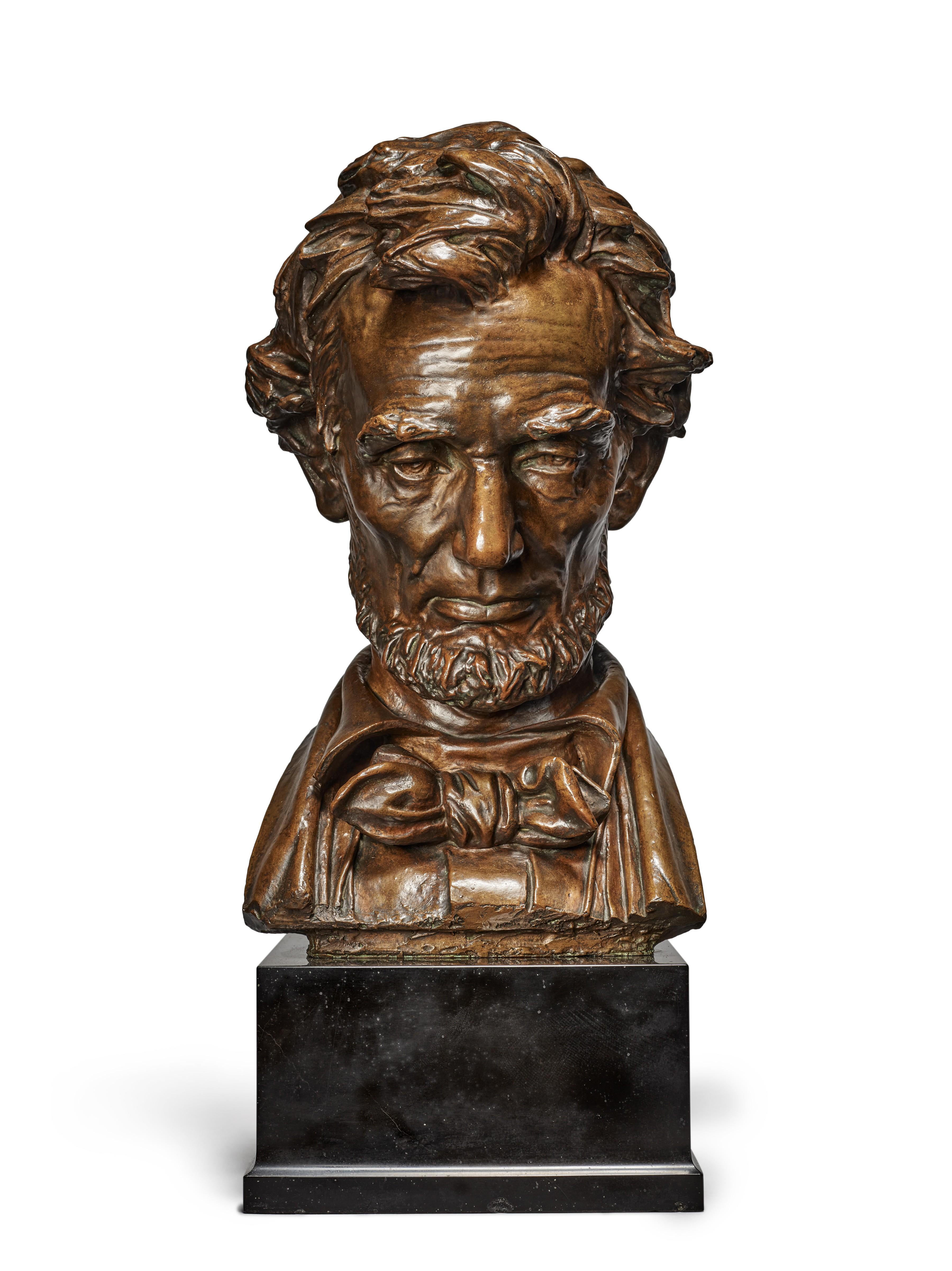 Augustus Saint-Gaudens - Head of Lincoln