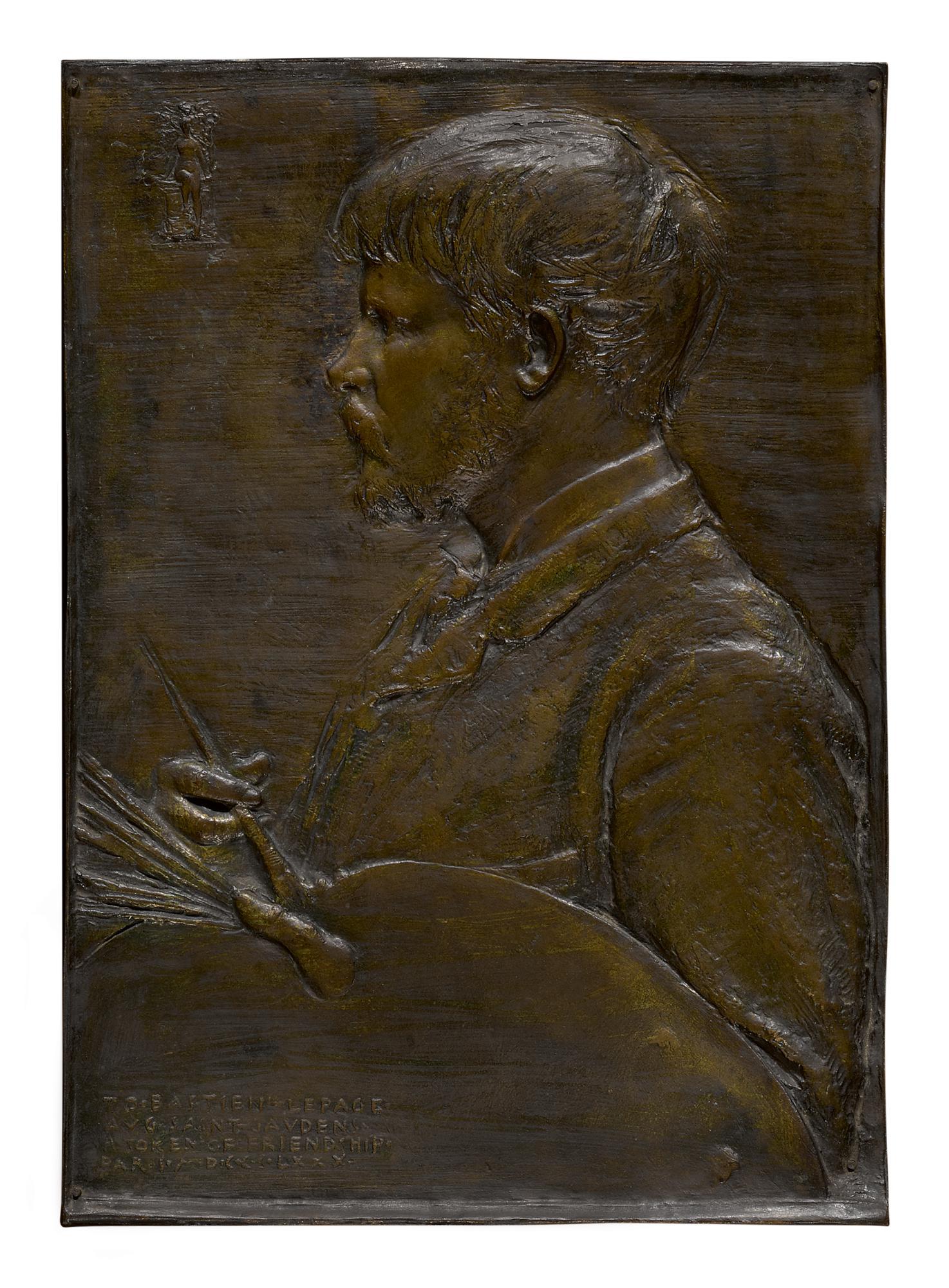 Augustus Saint-Gaudens - Jules Bastien Lepage: A Portrait Relief