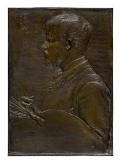 Augustus Saint-Gaudens - Jules Bastien Lepage: A Portrait Relief