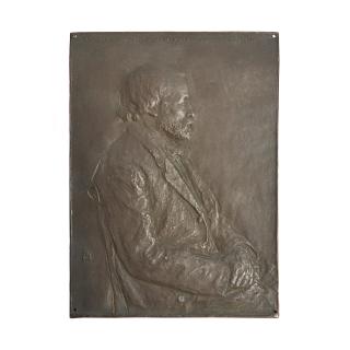 Augustus Saint-Gaudens - Portrait Relief of Samuel Gray Ward