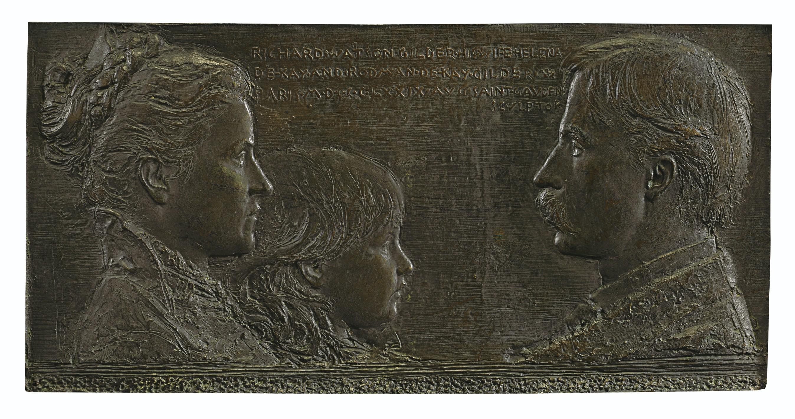 Augustus Saint-Gaudens - Richard Watson, Helena de Kay and Rodman Gilder