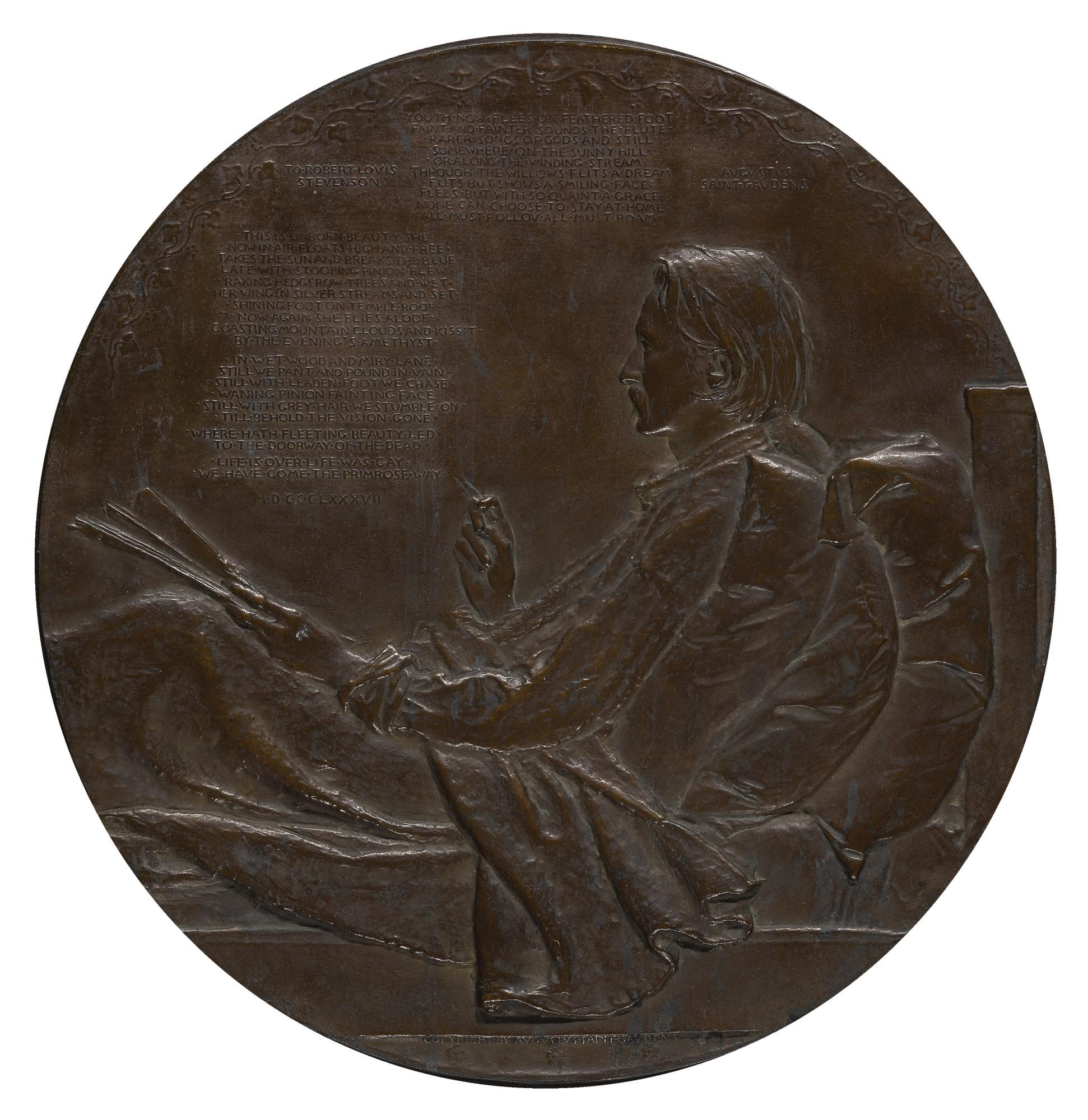 Augustus Saint-Gaudens - Robert Louis Stevenson