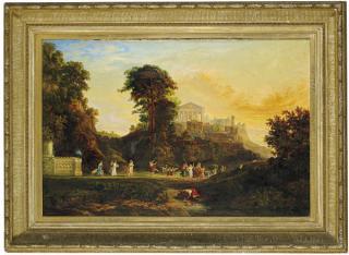 Augustus Weidenbach - Frolicking among ruins