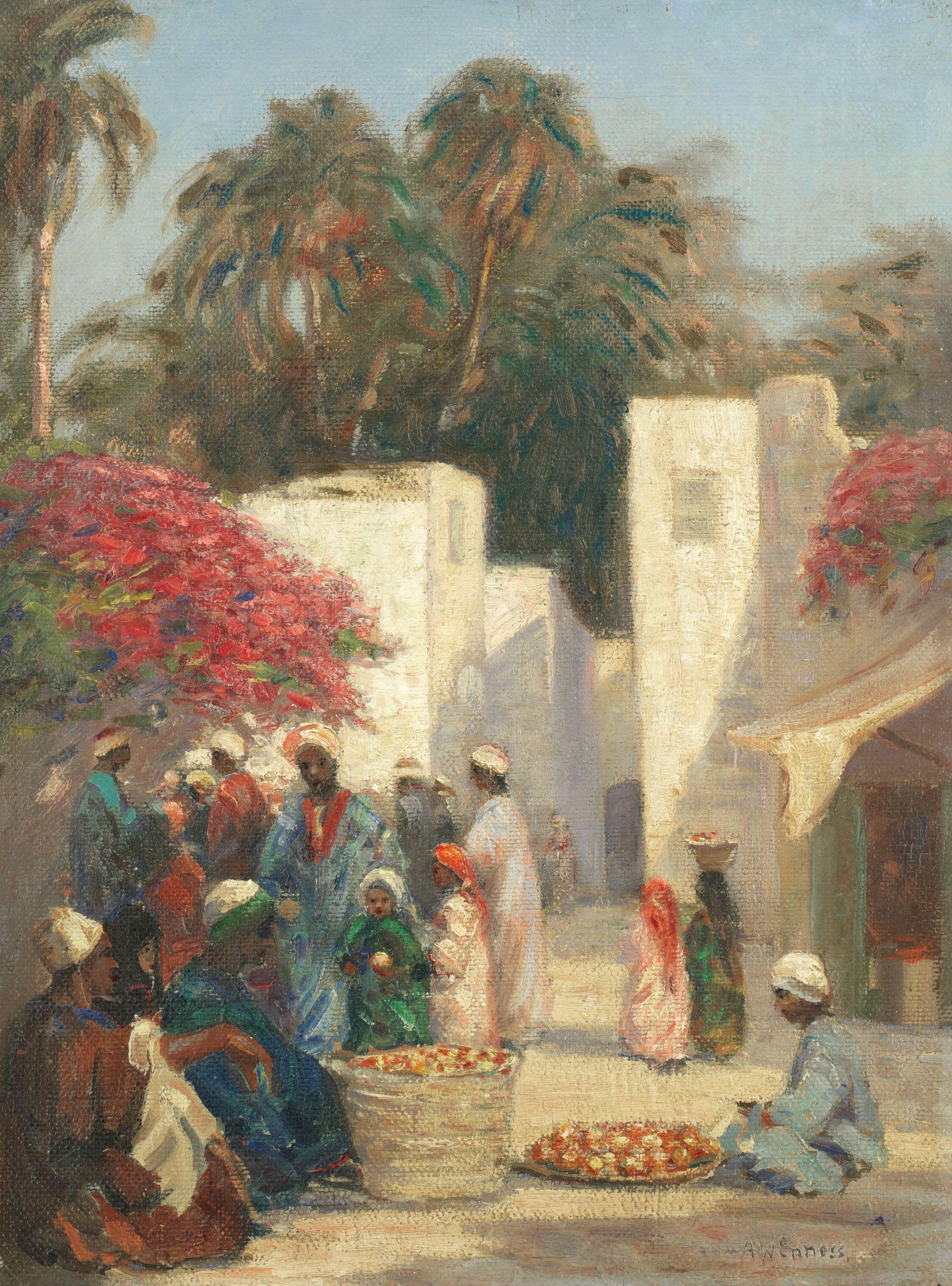 Augustus William Enness - North African Street Scene