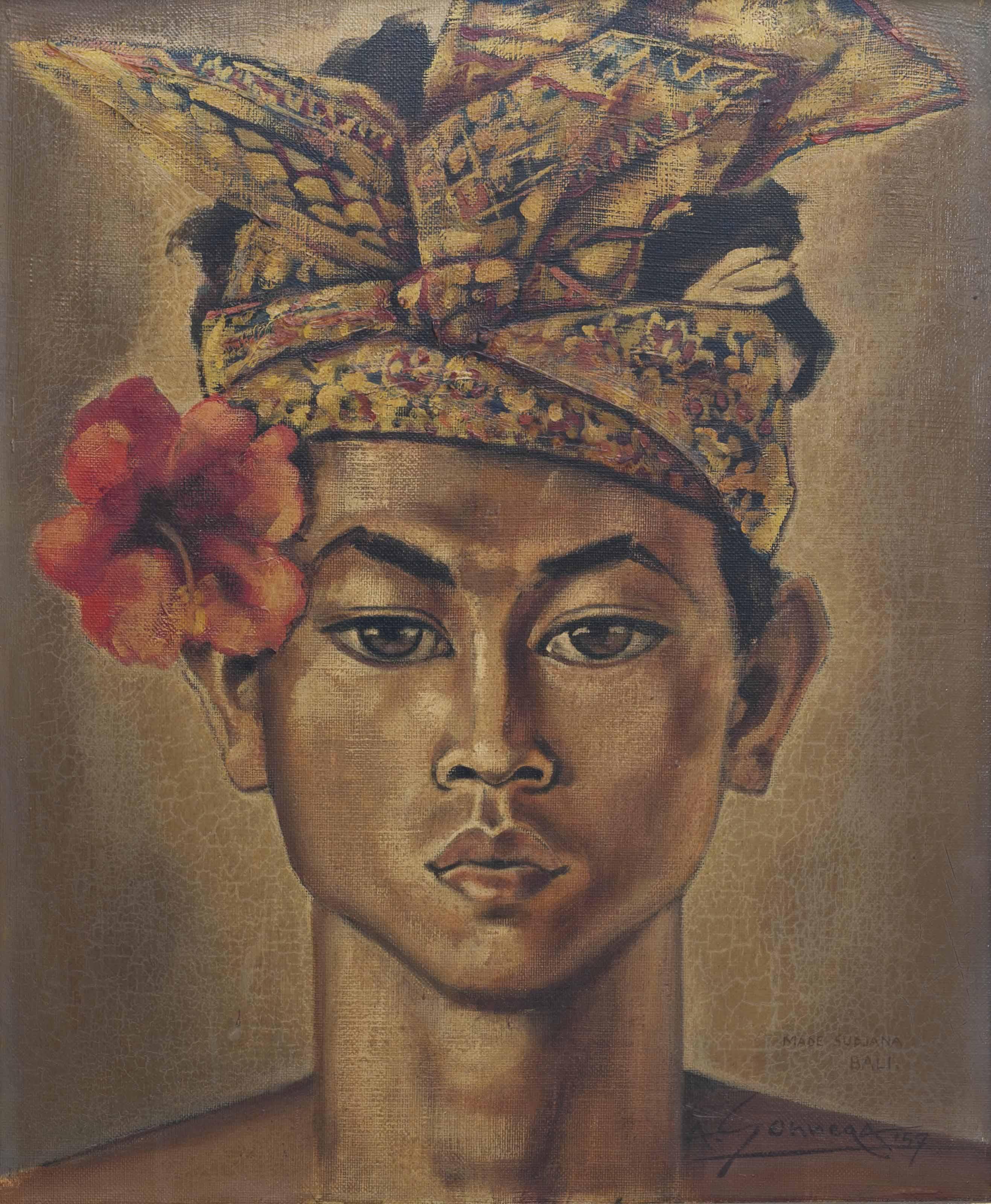 Auke Cornelis Sonnega - Portrait of Made Sudjana