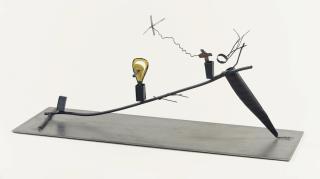 Auke de Vries - Untitled (model for the bridge for the NAI, Rotterdam)