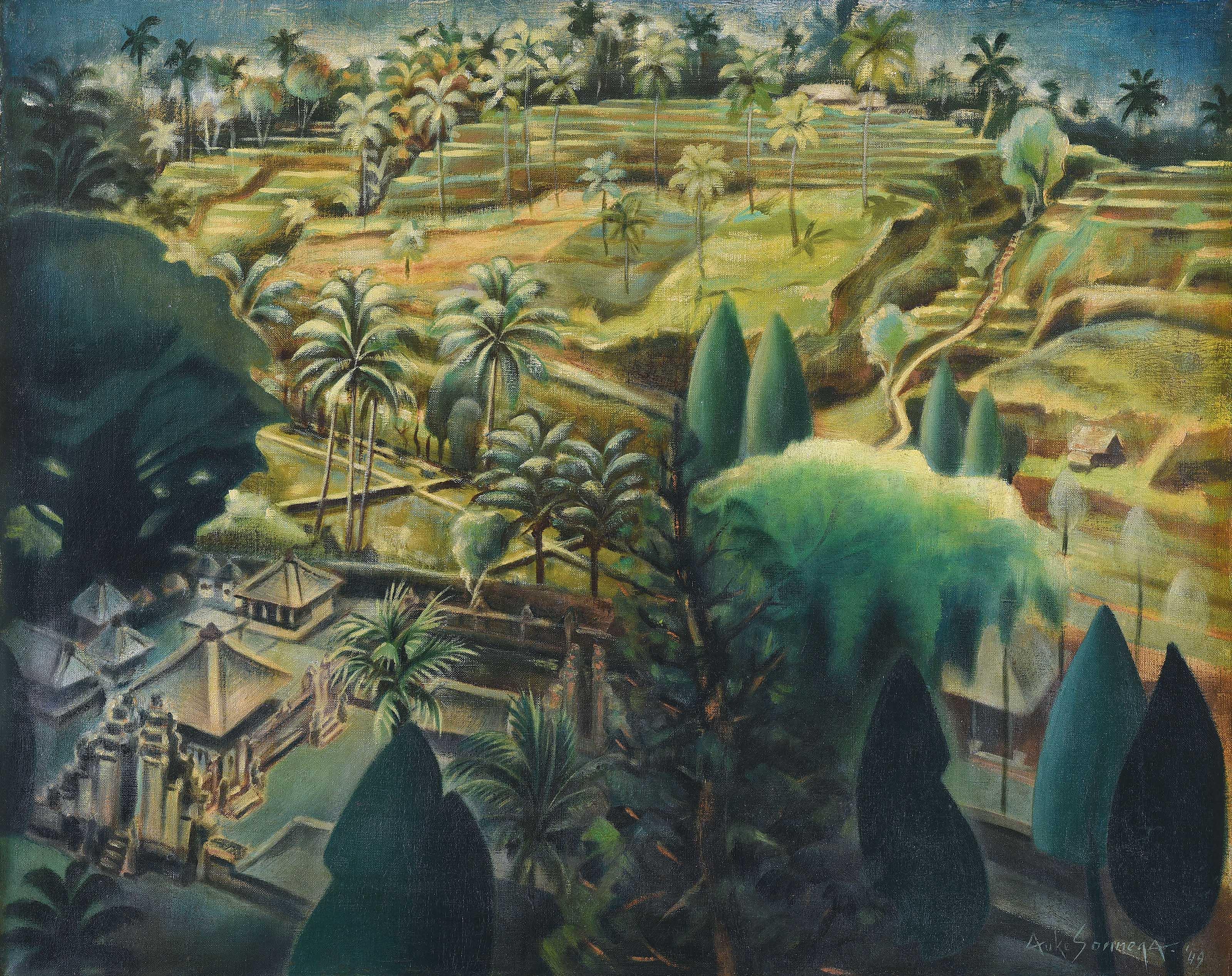 Auke Sonnega - Balinese Landscape