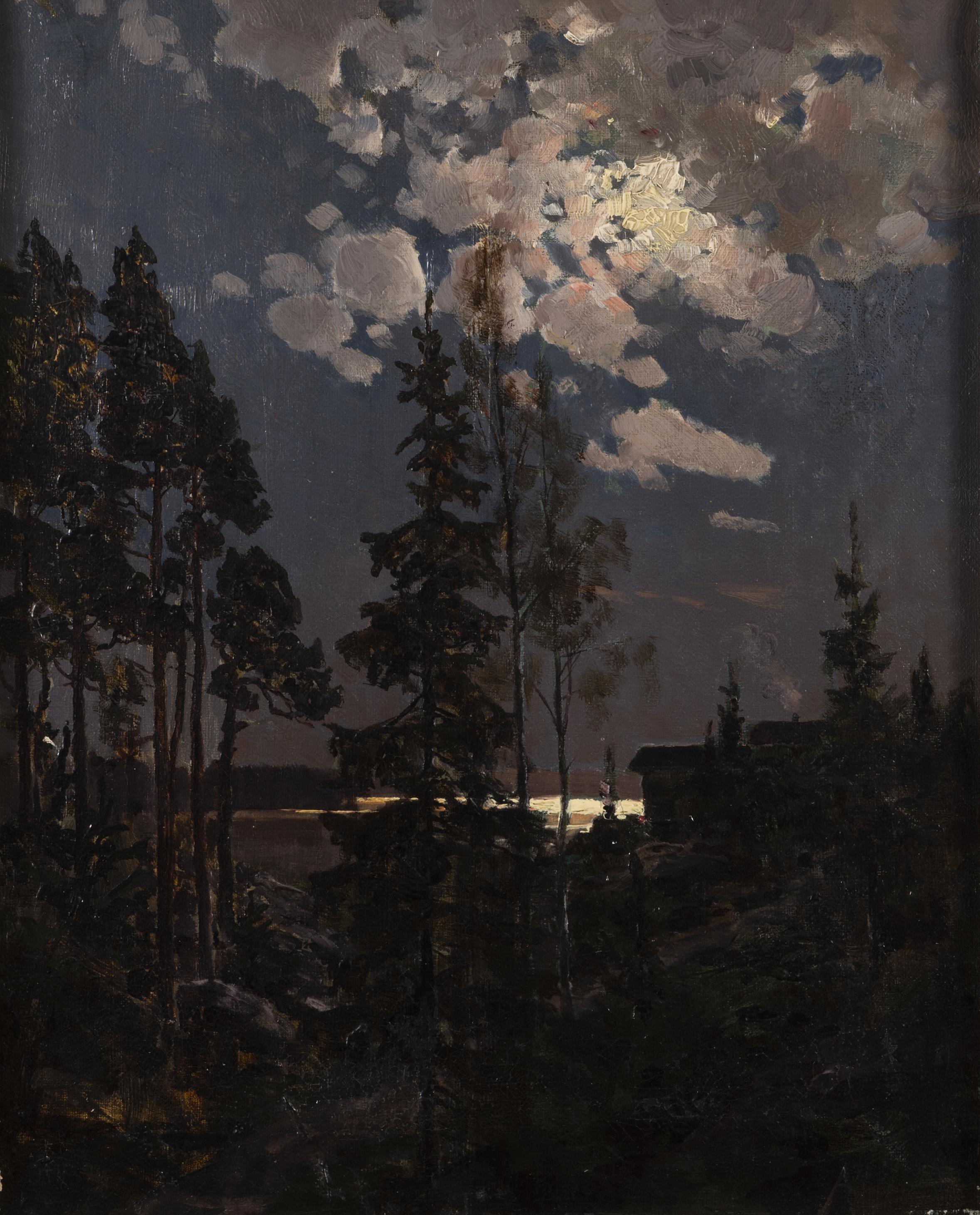 Aukusti Uotila - Moonlit Landscape.