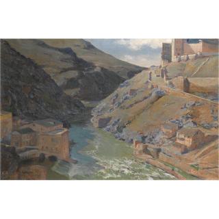 Aureliano de Beruete - El Tajo, Toledo (The River Tajo, Toledo) 