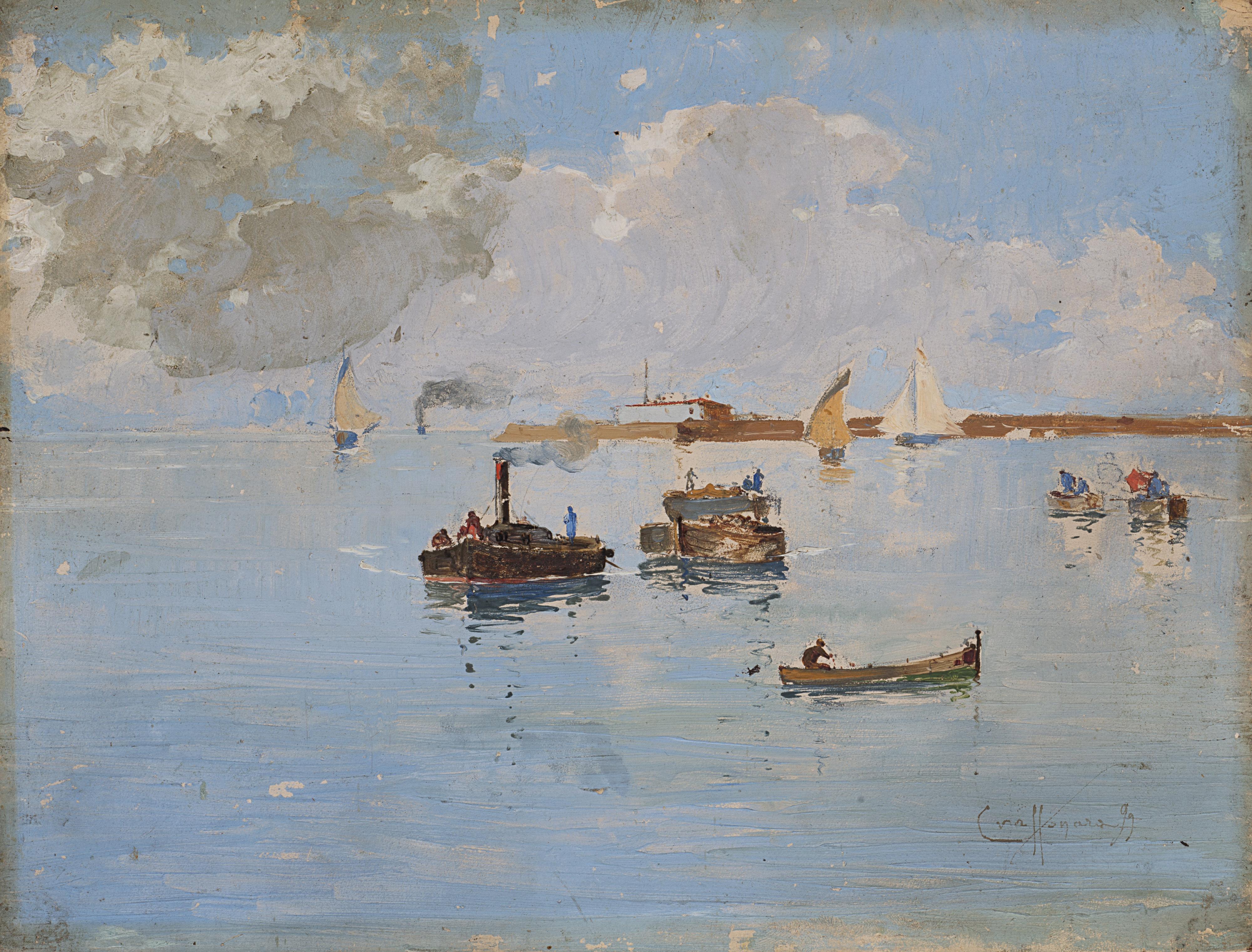 Aurelio Craffonara - Scorcio portuale