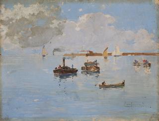 Aurelio Craffonara - Scorcio portuale