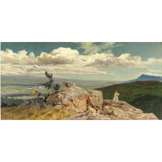 Aurelio Tiratelli - Contadina Con Capre