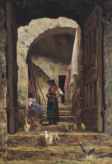 Aurelio Tiratelli - Conversation In An Alleyway