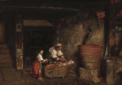 Aurelio Zingoni - Spoon-feeding the baby