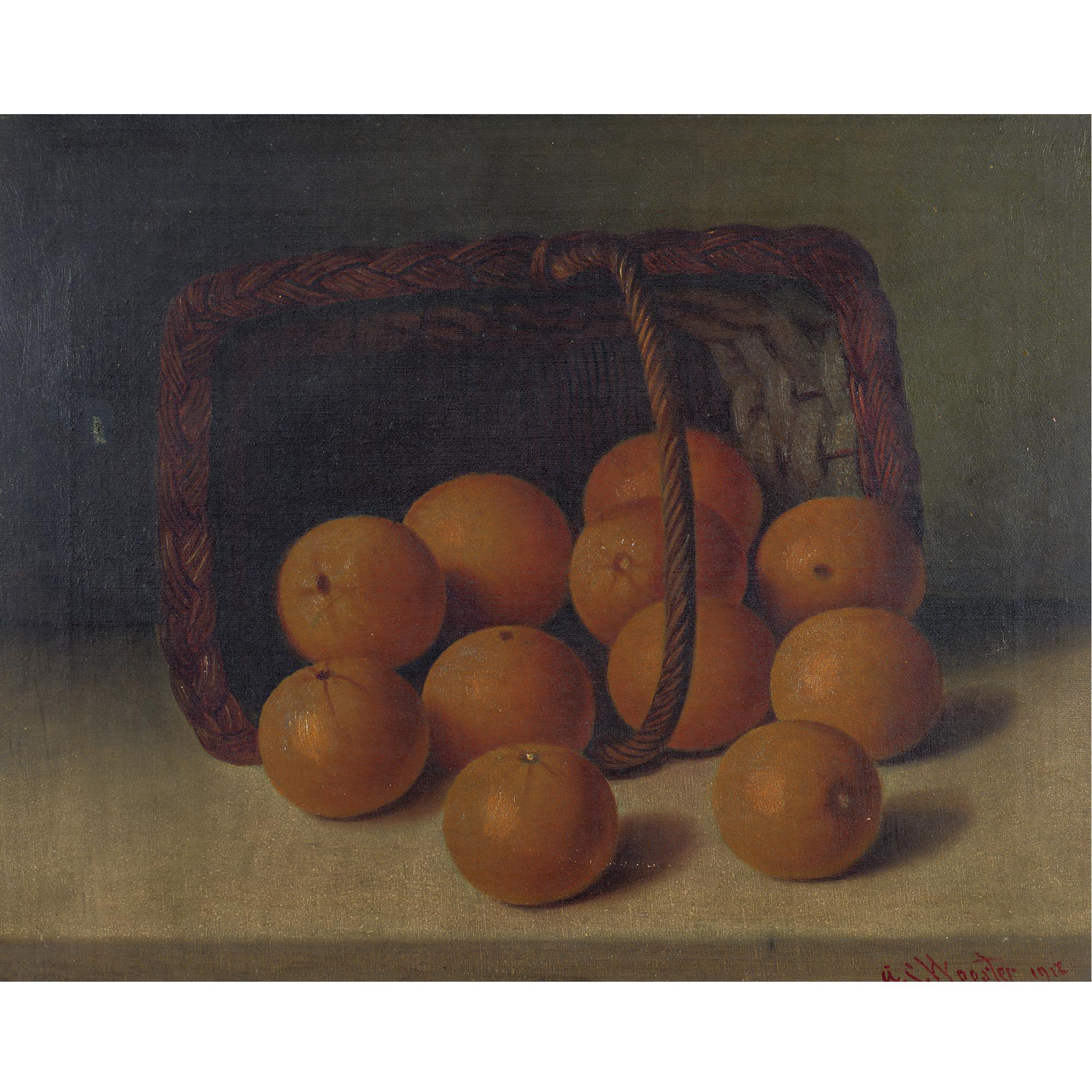 Austin C. Wooster - A Basket Of Oranges