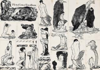 Austin Osman Spare - A Book of Satyrs: Here Ends this Book