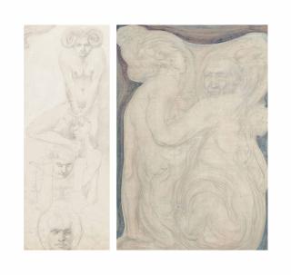 Austin Osman Spare - An allegory of procreation; Untitled