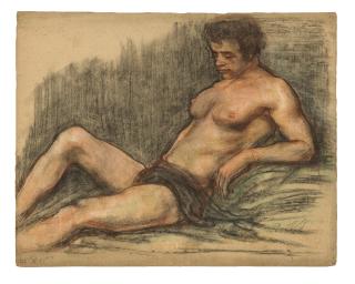 Austin Osman Spare - Babs, A Reclining Male Nude