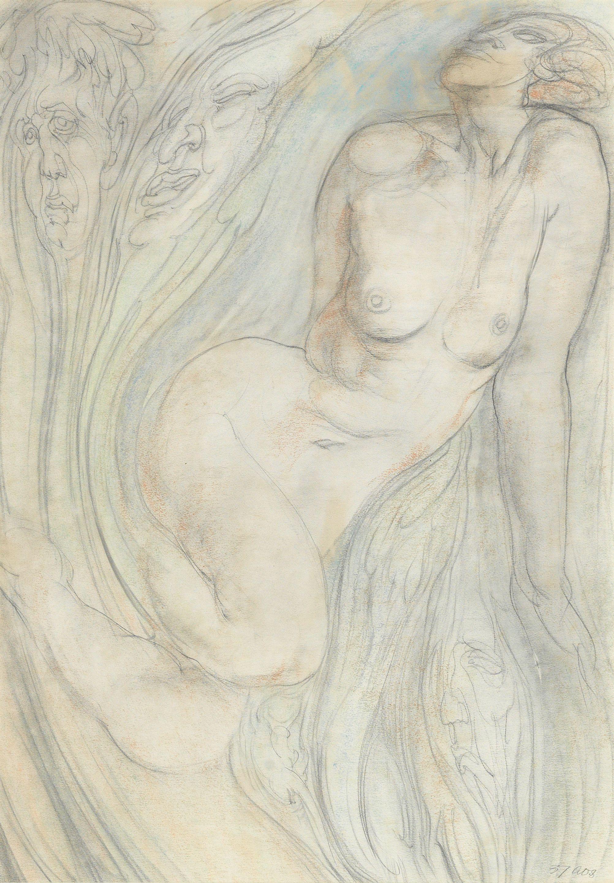 Austin Osman Spare - Female Nude And Faces