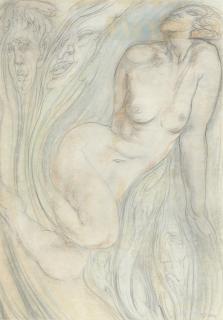 Austin Osman Spare - Female Nude And Faces