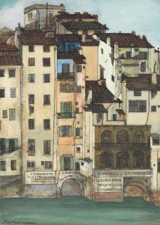 Austin Osman Spare - Houses By The Arno