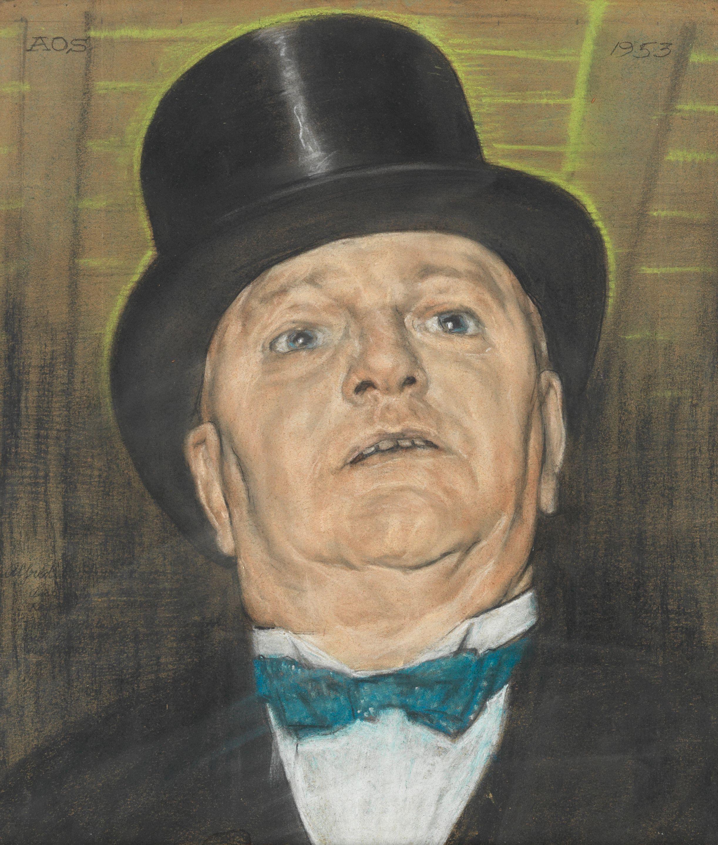 Austin Osman Spare - Man From The Meat Market With Bowtie And Top Hat