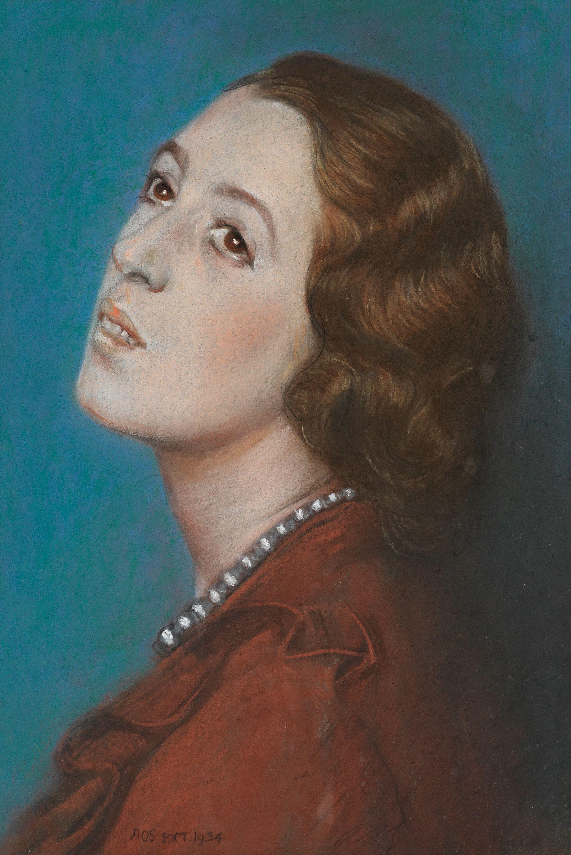 Austin Osman Spare - Portrait Of Charlotte Elizabeth Newman