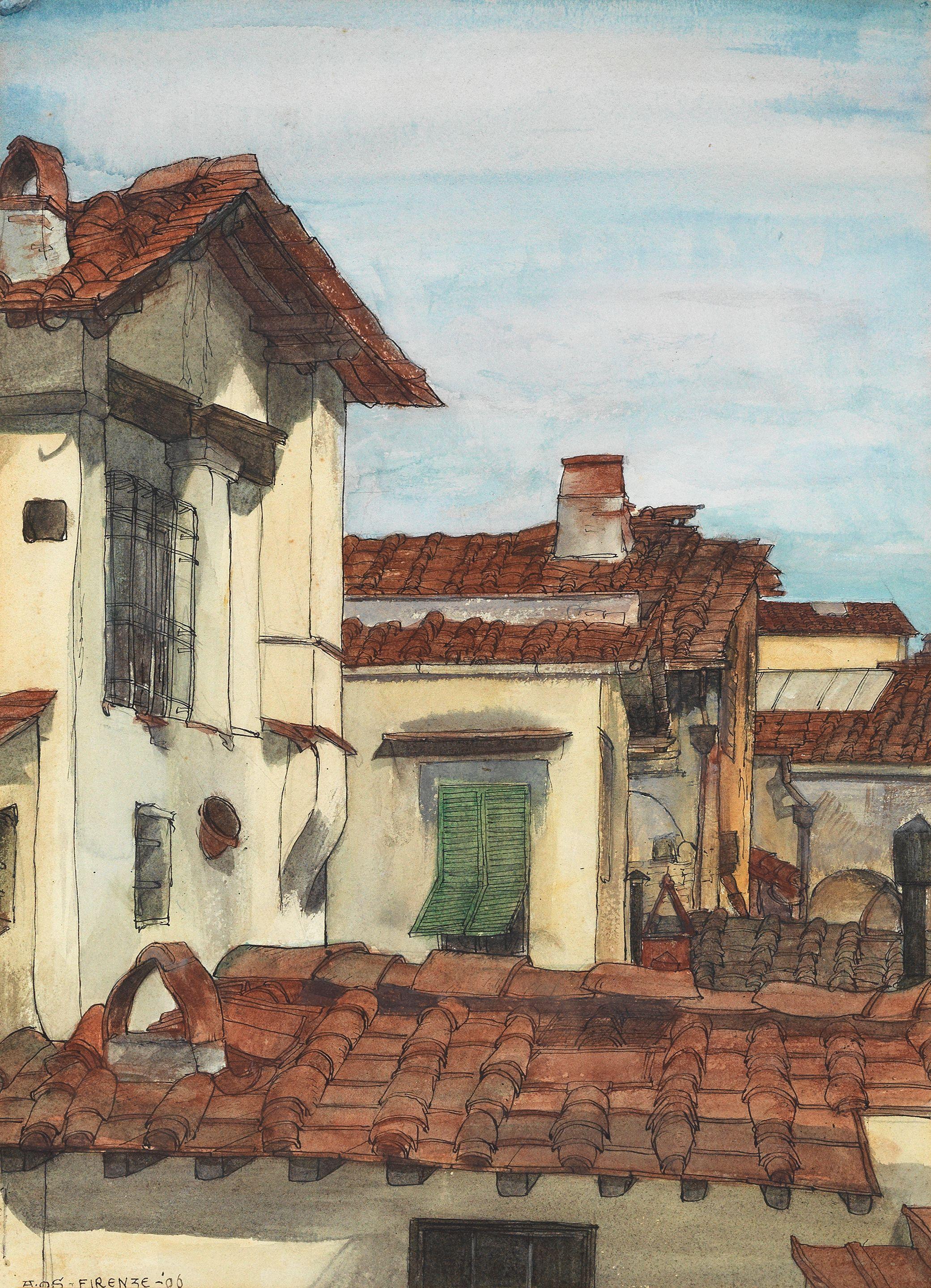 Austin Osman Spare - Red Roofs, Firenze