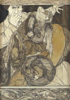 Austin Osman Spare - Self Portrait With A Dragon