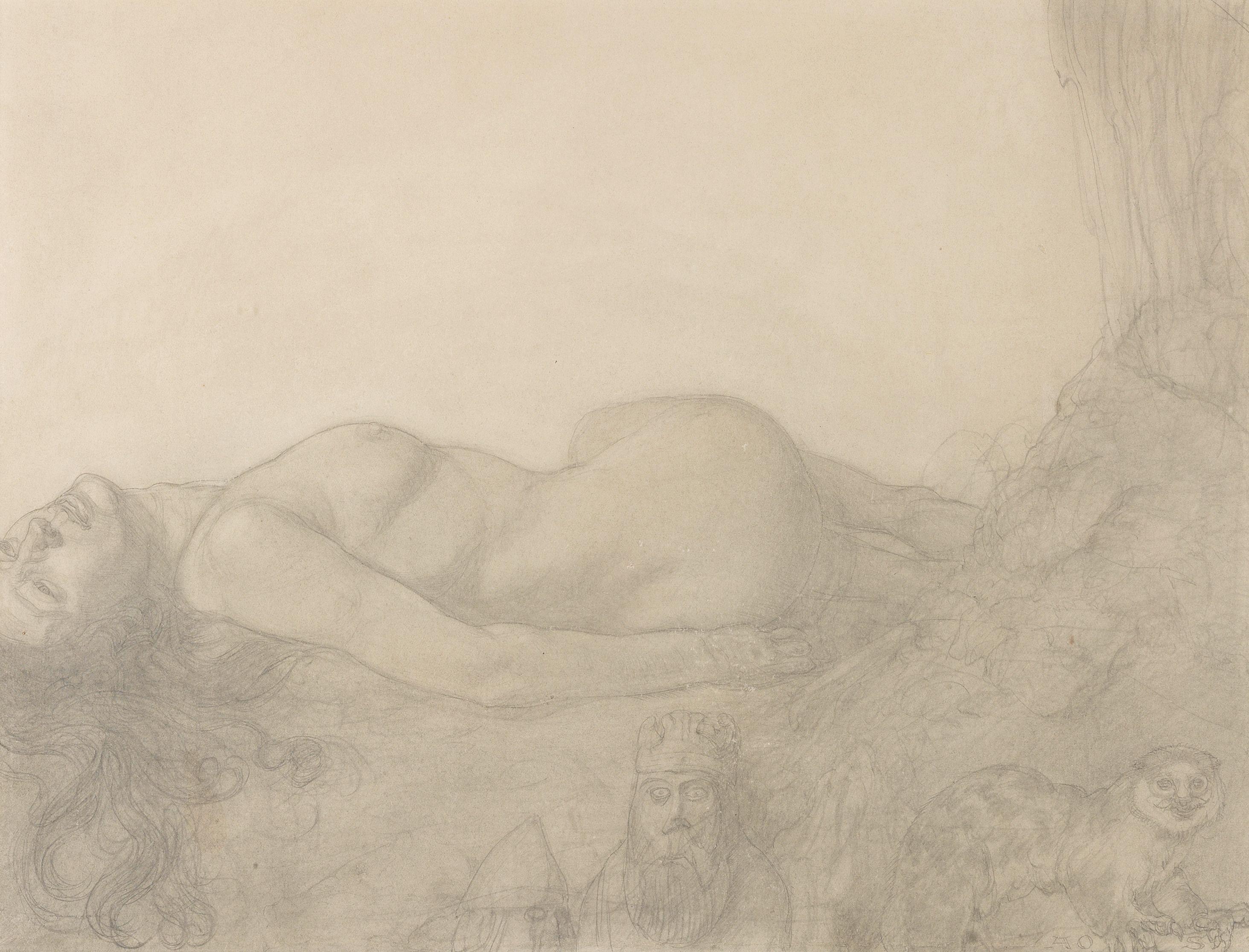 Austin Osman Spare - Supine Nude