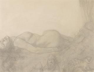 Austin Osman Spare - Supine Nude
