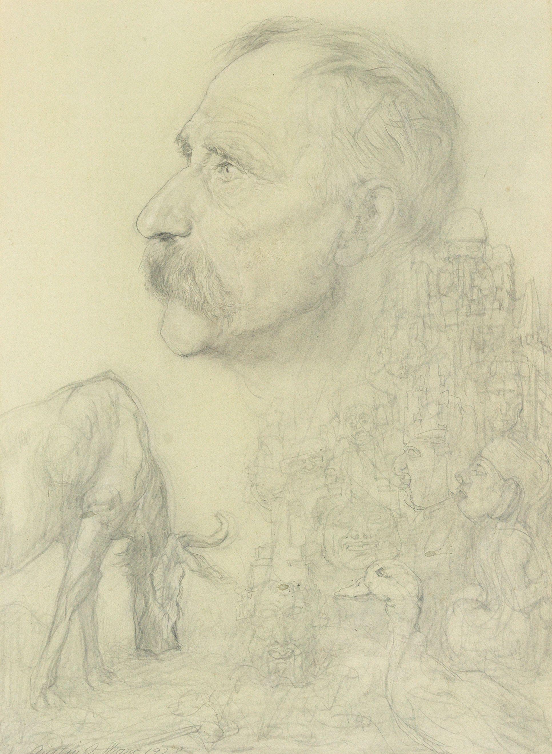 Austin Osman Spare - The Nascent Soul (Portrait Of Walter Warren)