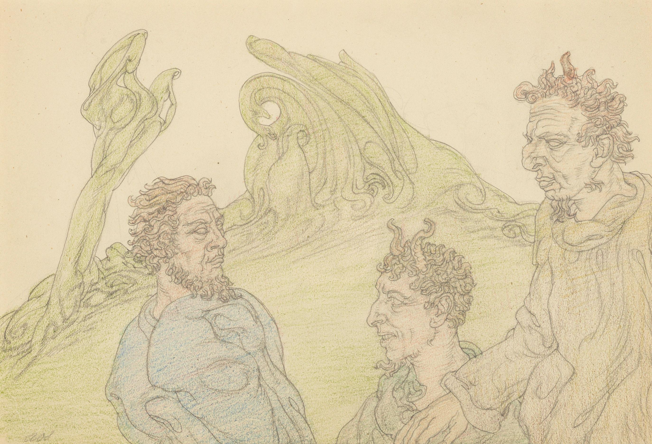 Austin Osman Spare - Three Satyrs