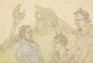 Austin Osman Spare - Three Satyrs