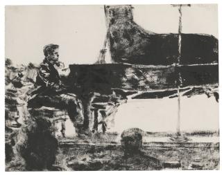 Avigdor Arikha - Eugene Istomin au théatre des Champs-Elysées