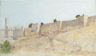 Avigdor Arikha - La Citadelle, Jerusalem