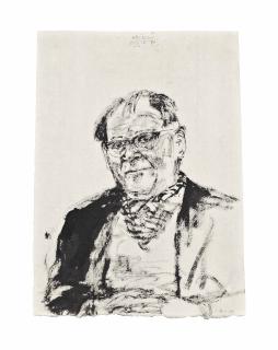 Avigdor Arikha - Portrait of Dr. Spitzer