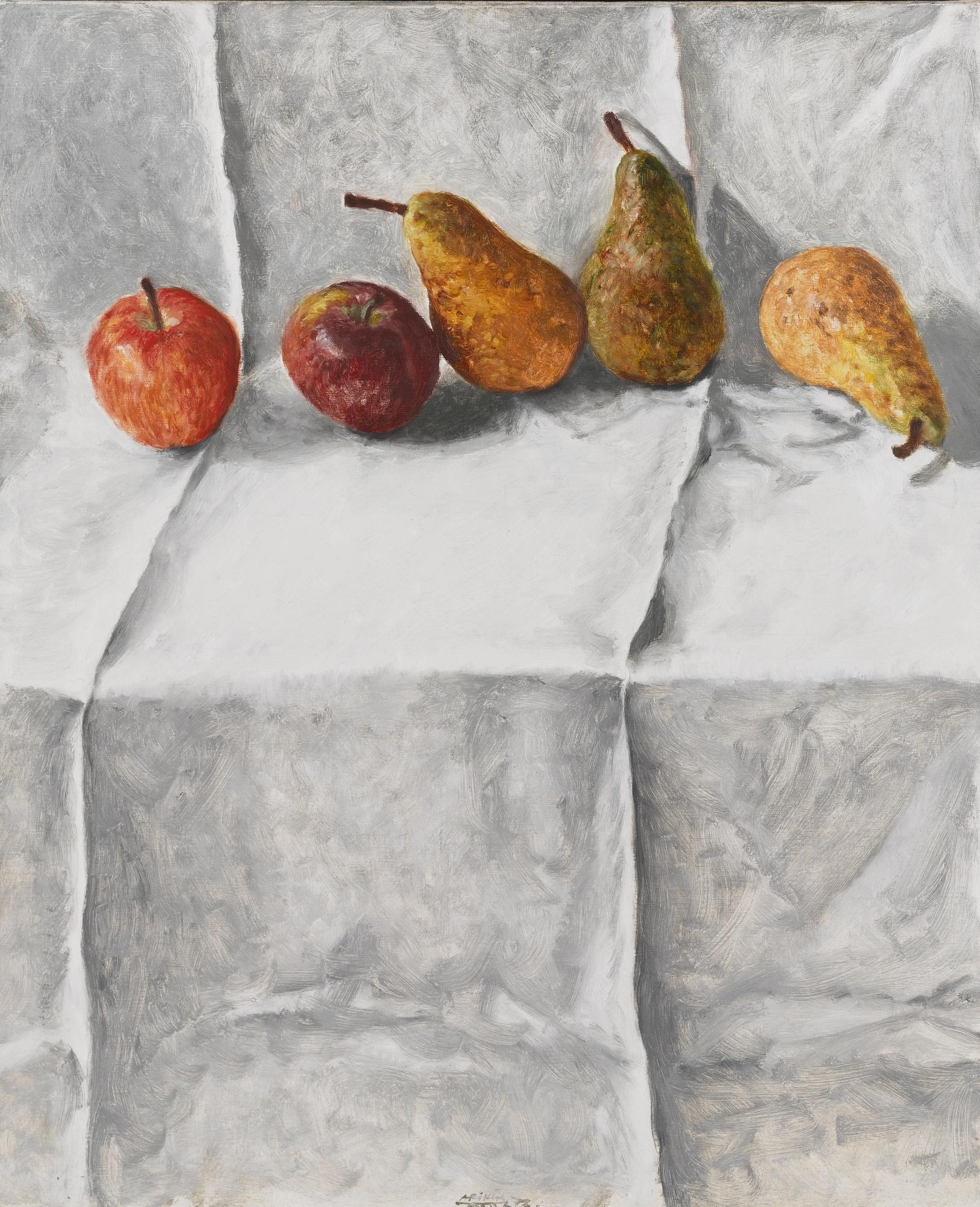 Avigdor Arikha - Two Apples And Three Pears