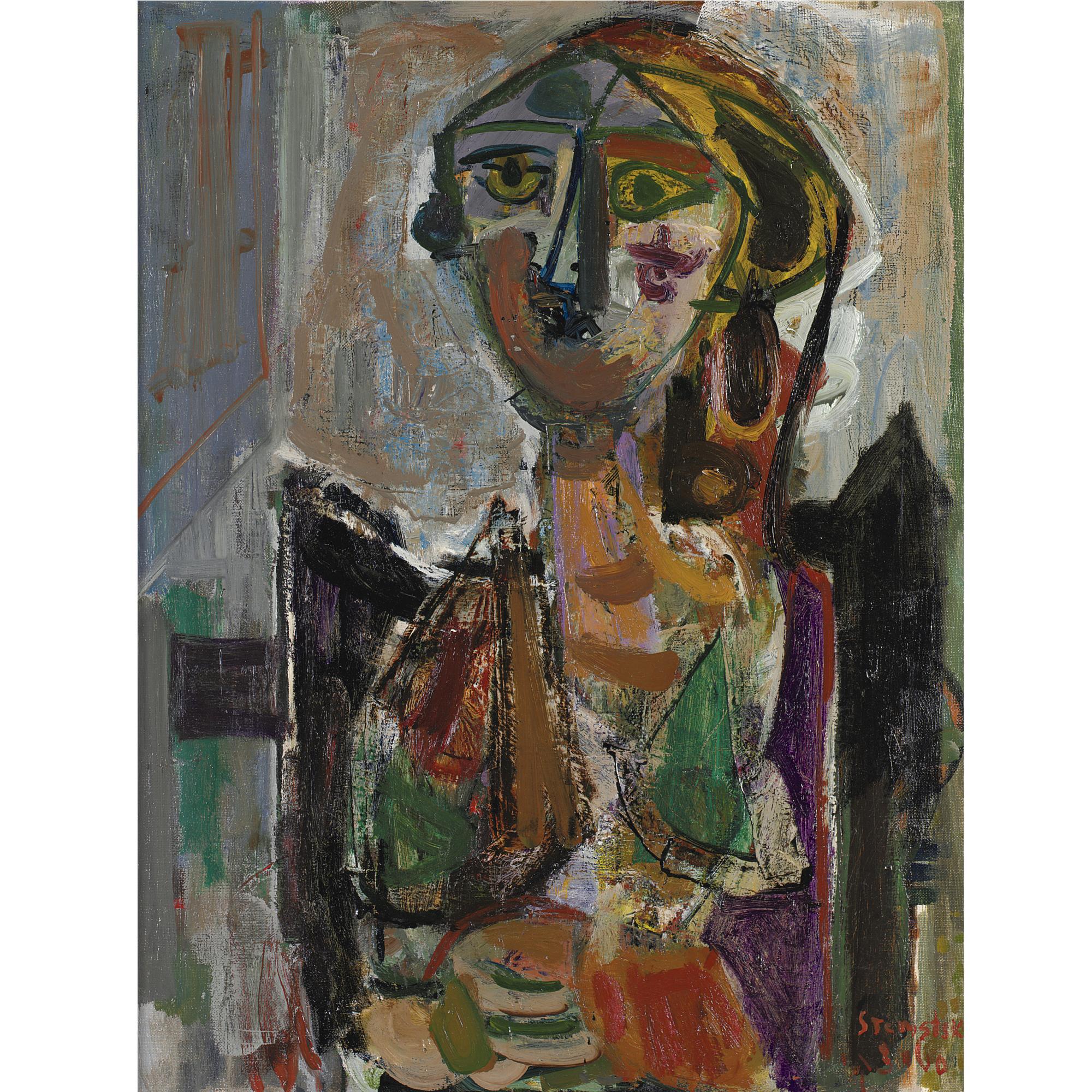 Avigdor Stematsky - Seated Woman