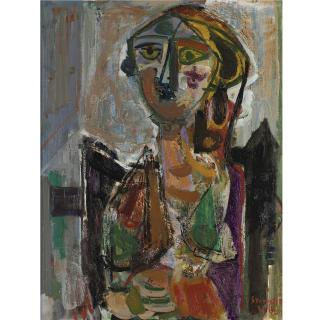 Avigdor Stematsky - Seated Woman