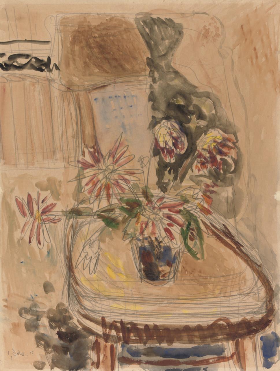 Avigdor Stematsky - Vase of Flowers