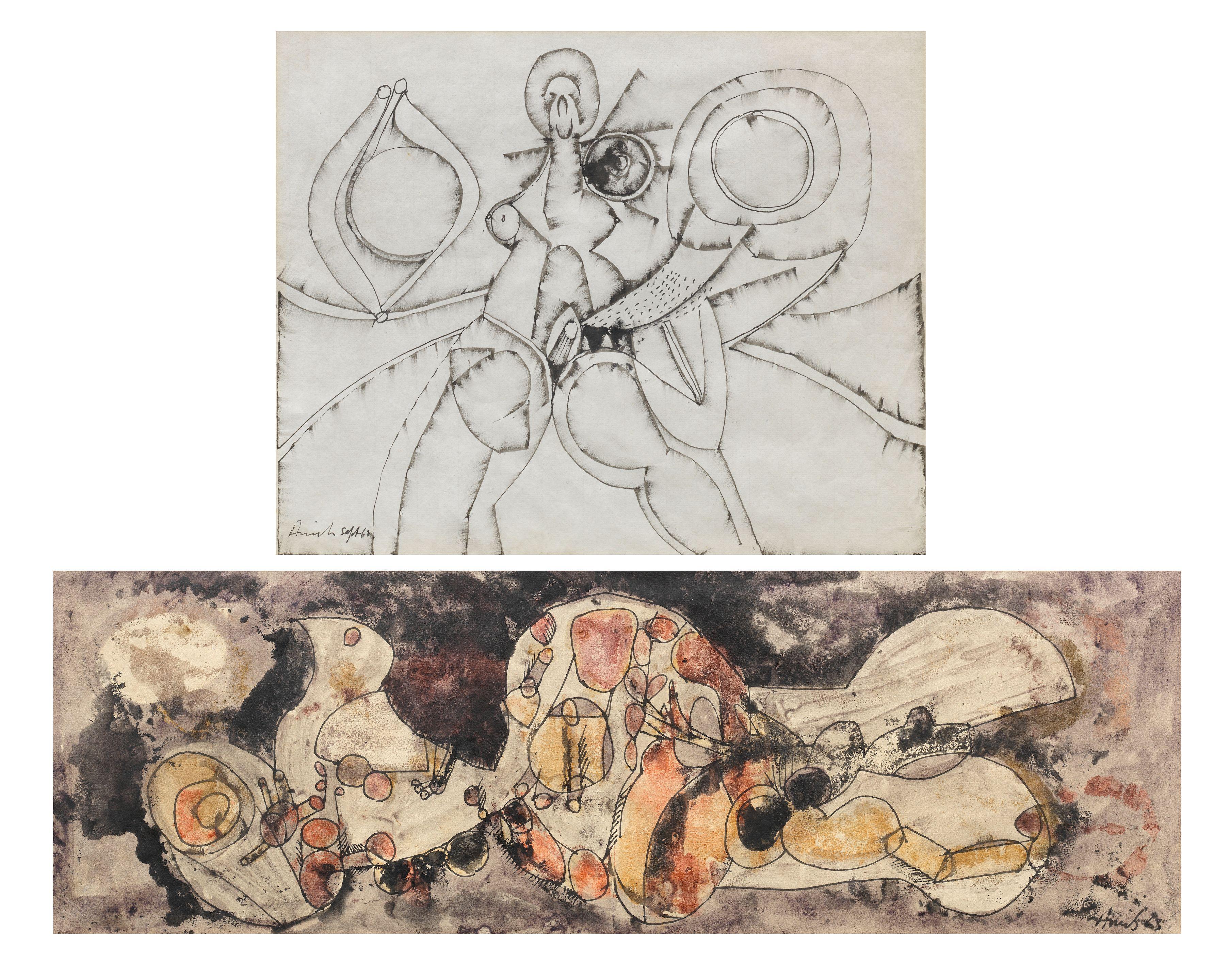 Avinash Chandra - Two works: Untitled I; Untitled II