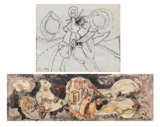 Avinash Chandra - Two works: Untitled I; Untitled II