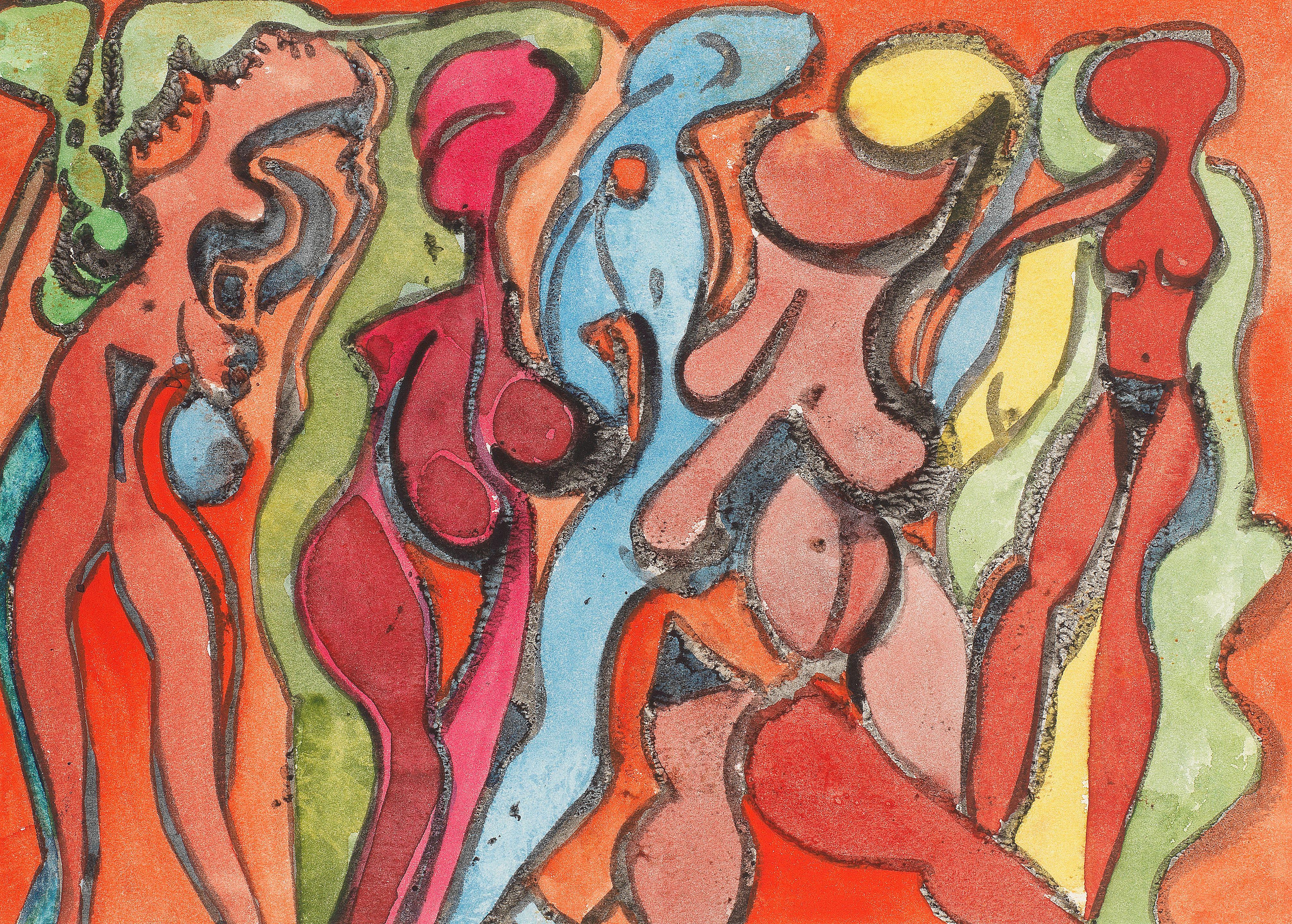 Avinash Chandra - Untitled (Figures)