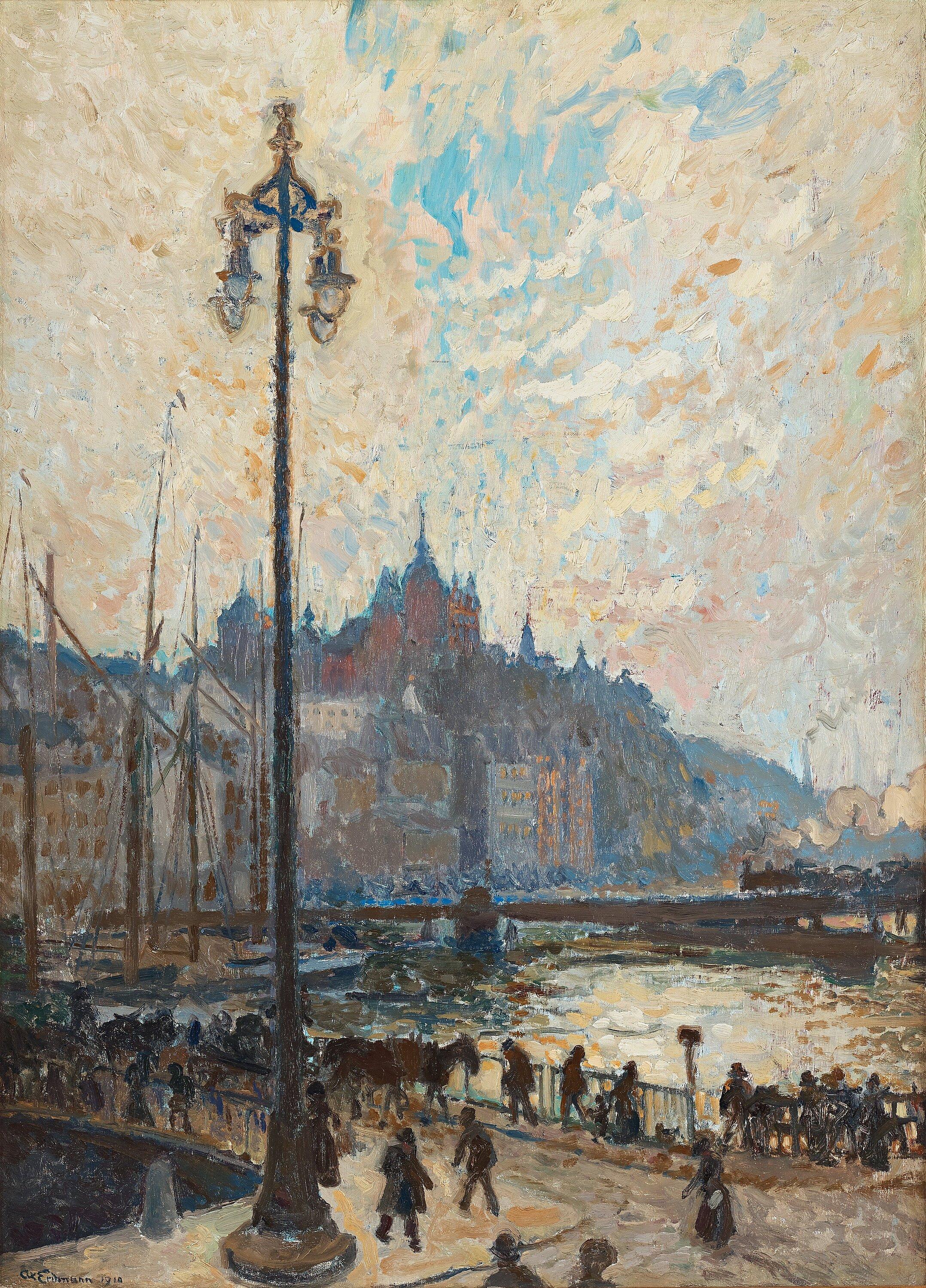 Axel Erdmann - View over Södermalm, Stockholm