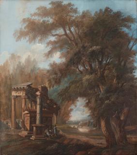 Axel Fredrik Cederholm - ”Ett förfallit Tempel, och en Graf-vård”.