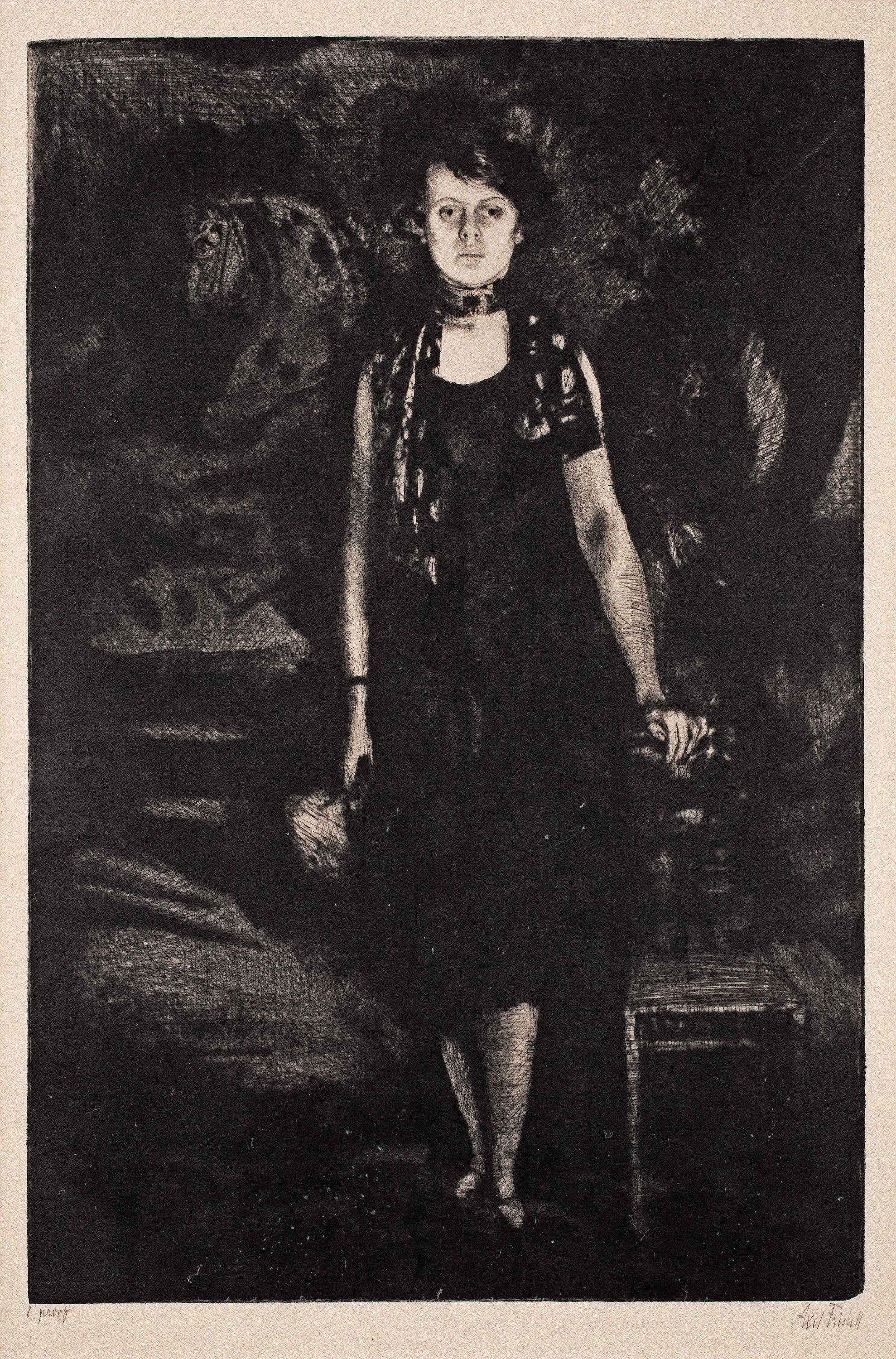 Axel Fridell - A collection of 22 drypoints.