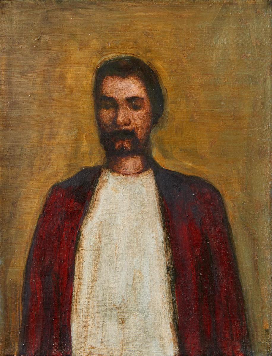 Axel Geis - »Mann mit roter Jacke«.