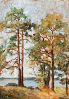 Axel Haartman - Pine Trees On The Strand.